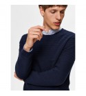 Selected homme - Pull marine pour homme