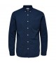 Selected homme - Chemise bleue océan