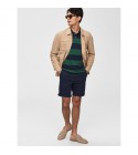 Selected - Bermuda homme marine