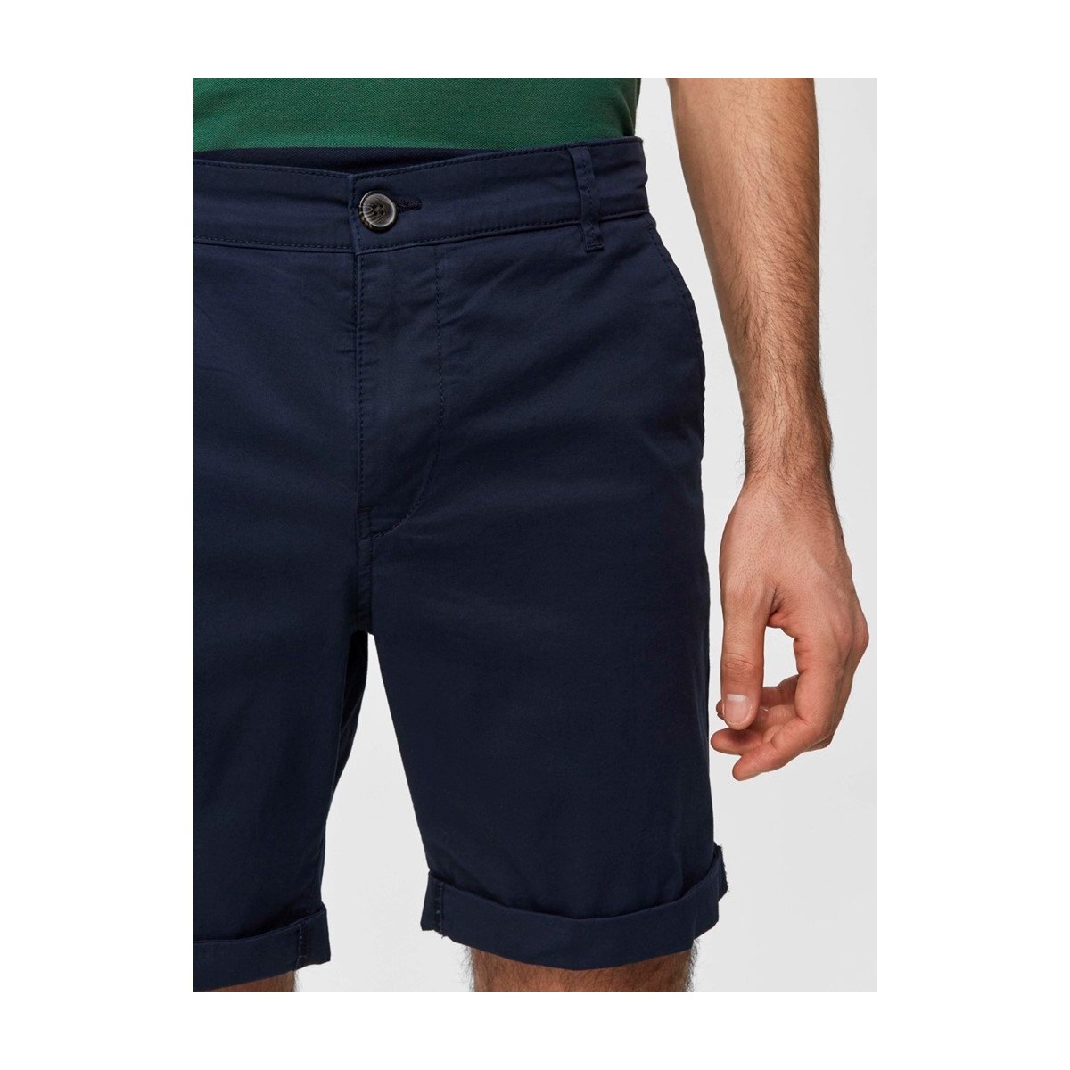 Selected - Bermuda homme marine