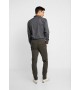 Selected homme - Pantalon chino gris foncé skinny