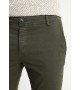 Selected homme - Pantalon chino skinny vert kaky