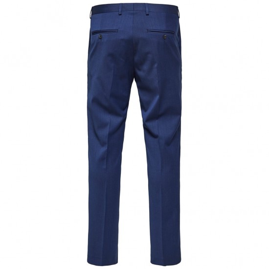Selected - Pantalon costume bleu structuré 2