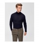 Selected homme - Pull col roulé marine