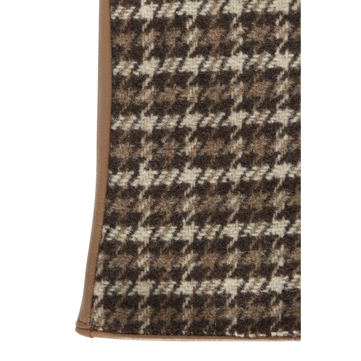 Ichi -  Gants en cuir pied de poule