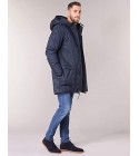 Selected - Parka marine à capuche
