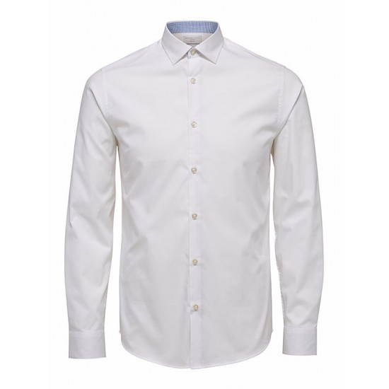 Selected homme - Chemise slim blanche 2