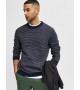 Selected homme - Pull marine et blanc pour homme