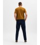 Selected homme - Pantalon en velours bleu marine slim