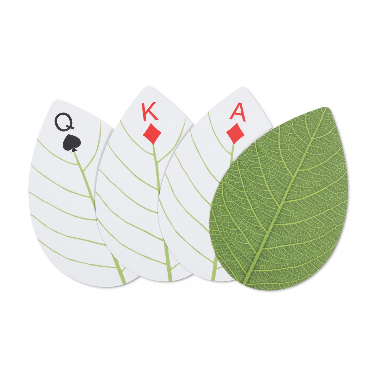 Kikkerland - Jeu de cartes en forme de feuilles