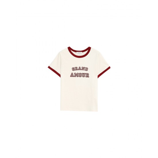 Grace et Mila - Tee shirt beige Grand Amour 2