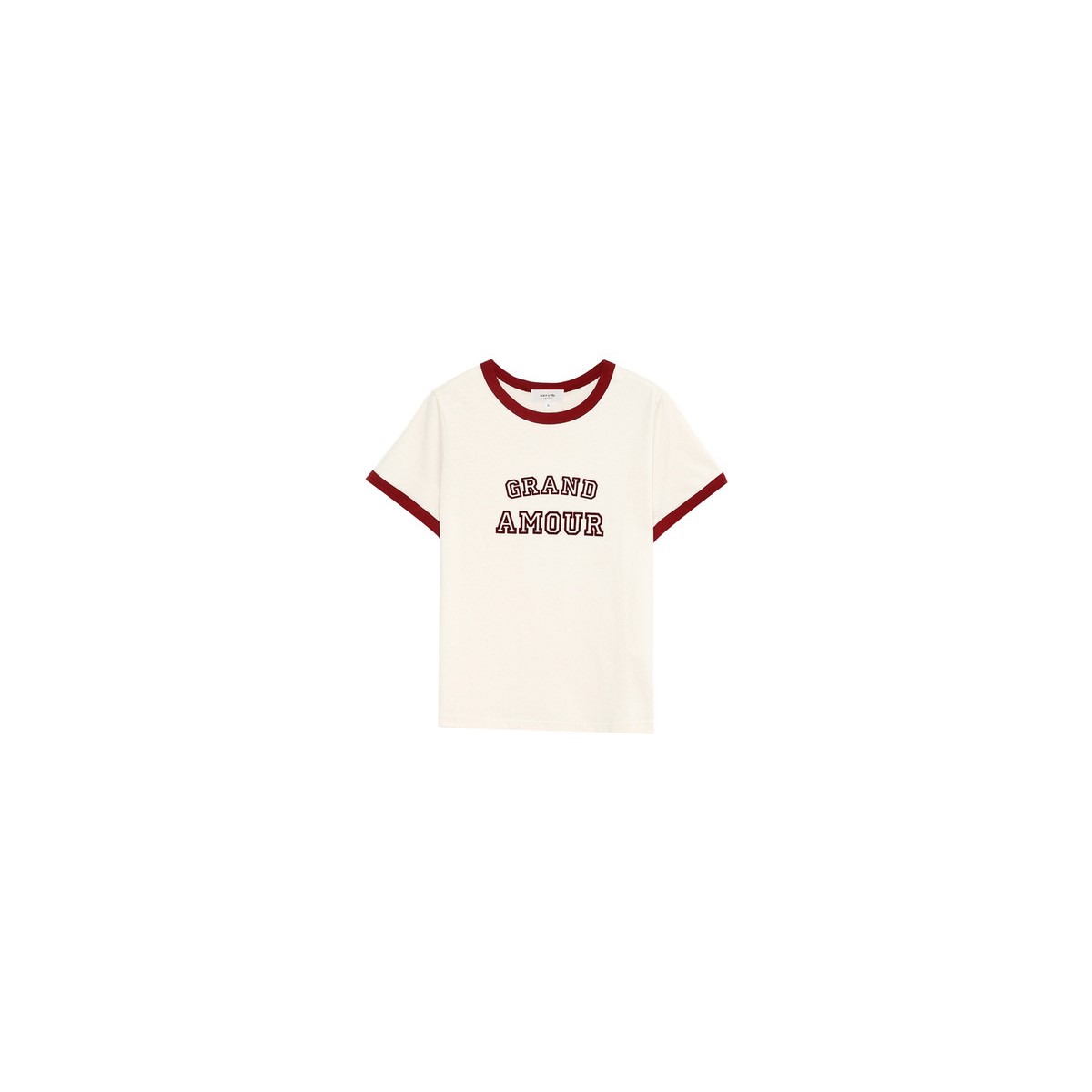 Grace et Mila - Tee shirt beige Grand Amour