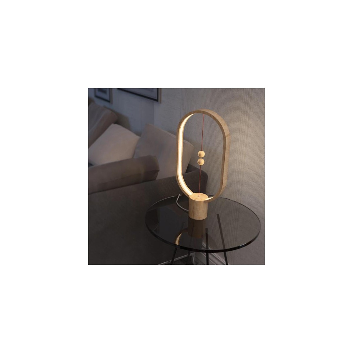 DesignNest - Lampe Heng Balance bois clair