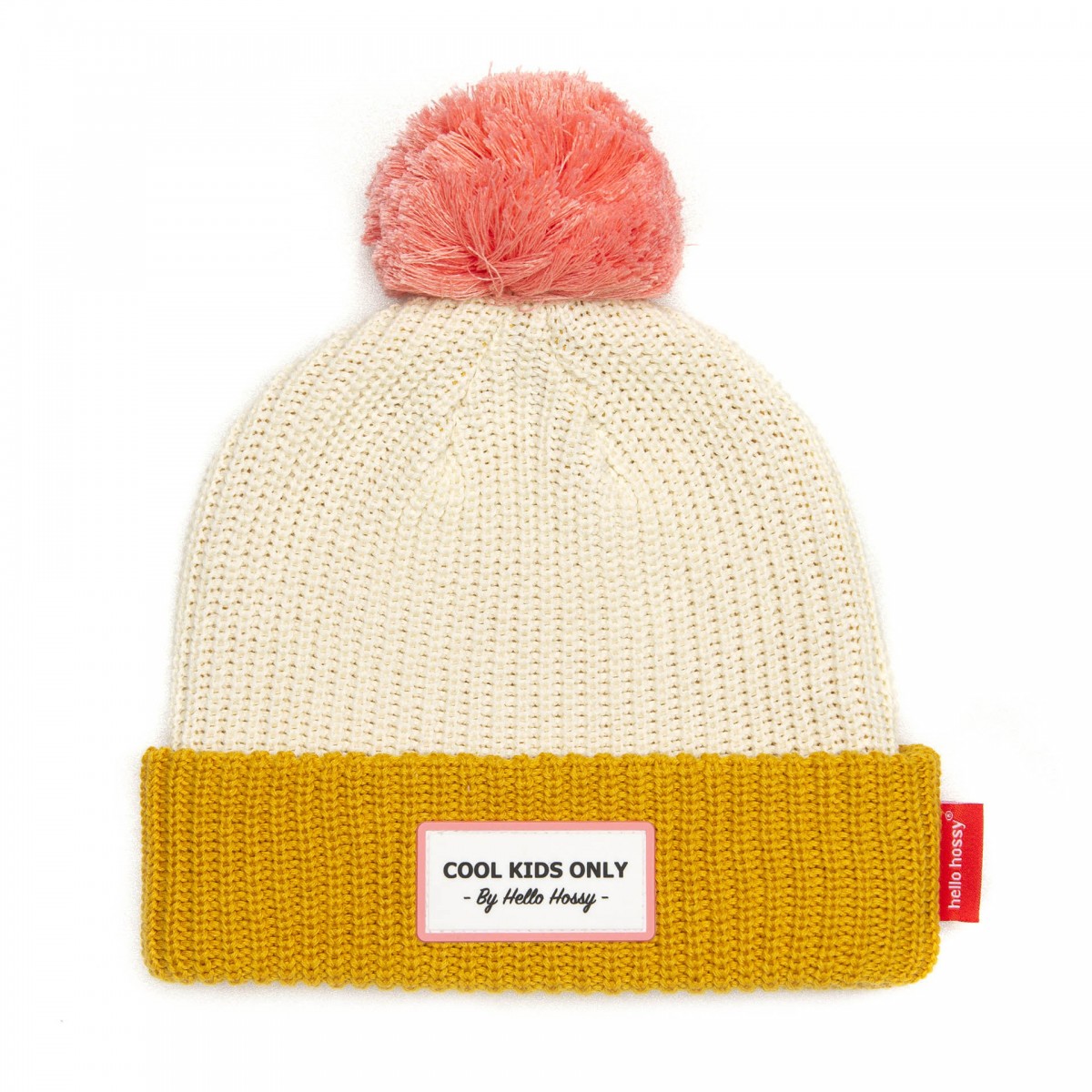 Hello Hossy - Bonnet Adulte à pompon camel