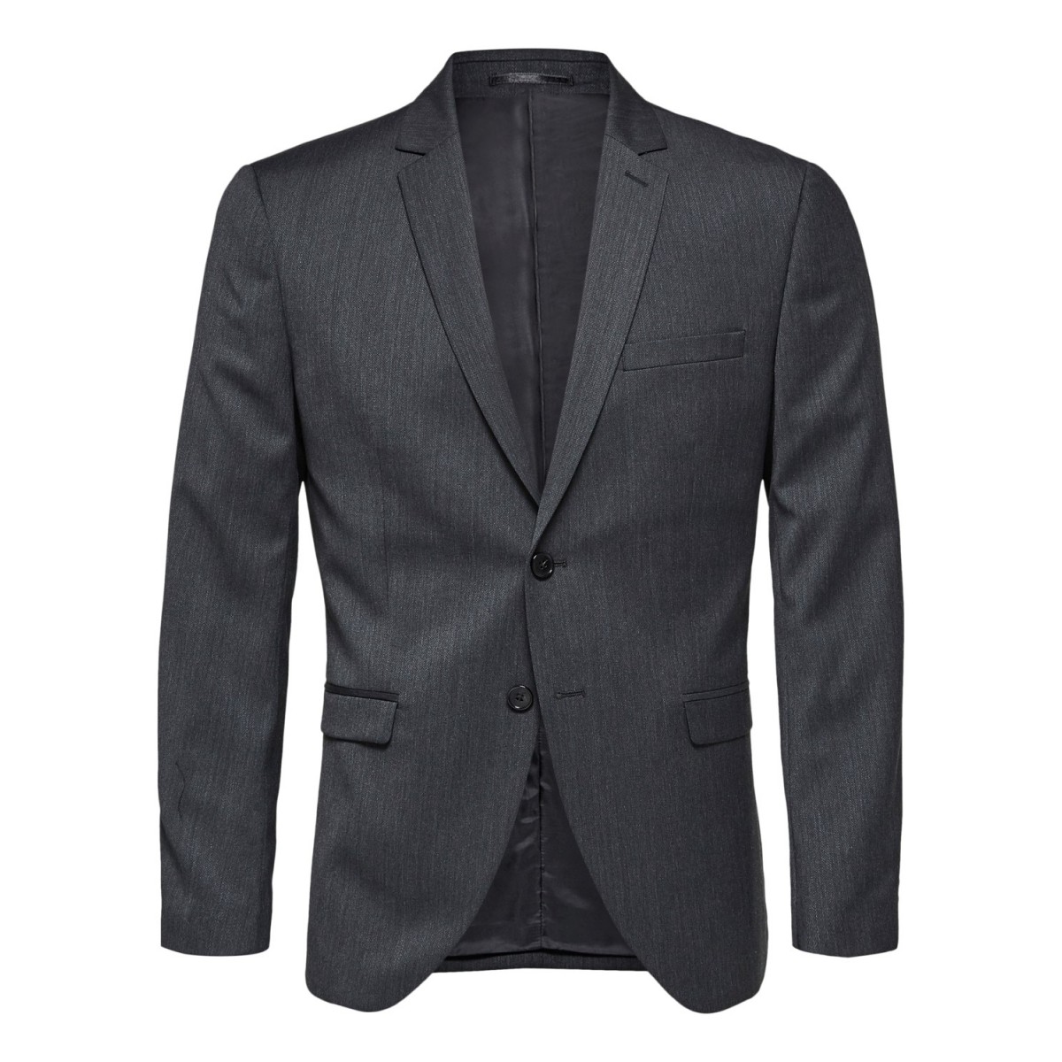 Selected - Blazer homme gris structuré