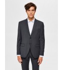 Selected - Blazer homme gris structuré