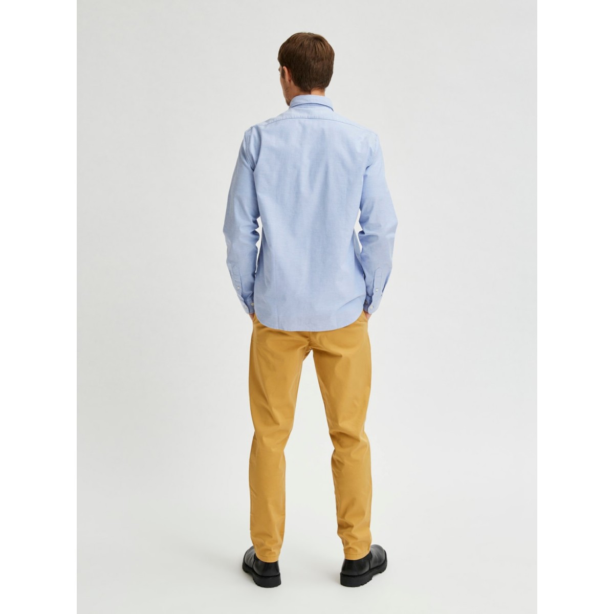 Selected - Chemise homme bleu ciel