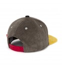 Hello Hossy - Casquette enfant en velours gris moutarde