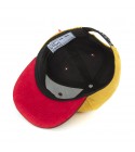 Hello Hossy - Casquette enfant en suédine moutarde et marron