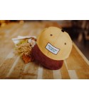 Hello Hossy - Casquette enfant en suédine moutarde et marron