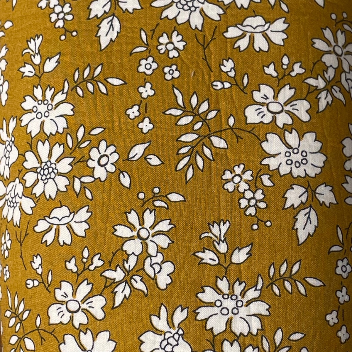 Souk Souk - Babouches moutardes à fleurs