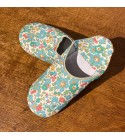 Souk Souk - Babouches blanches à fleurs