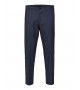 Selected homme - Pantalon court ajusté bleu gris