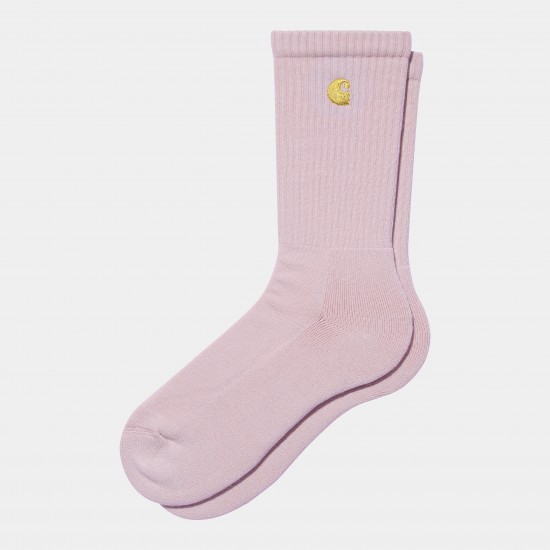 Carhartt WIP - Chaussettes roses et or