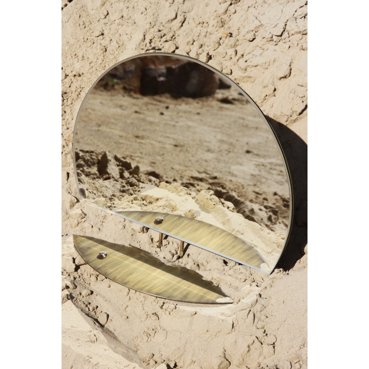 Bakker - Miroir à tablette dorée