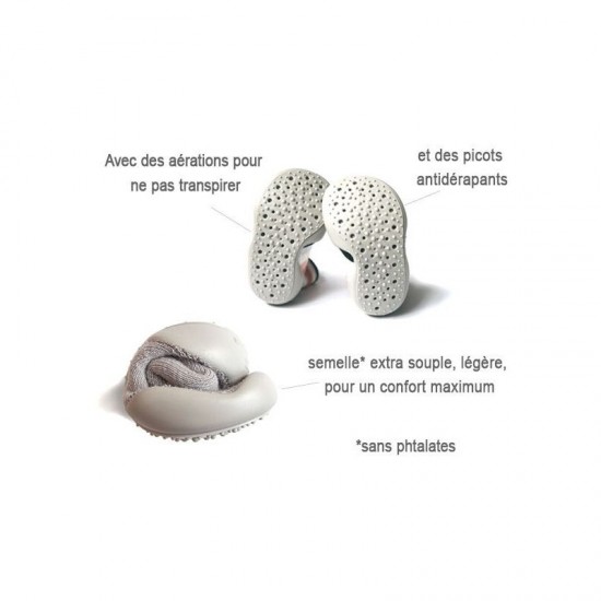 Le Collégien - Chaussons Chaussettes Perles 2