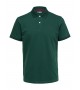 Selected - Polo vert avec broderie bordeaux