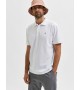 Selected - Polo blanc avec broderie noire