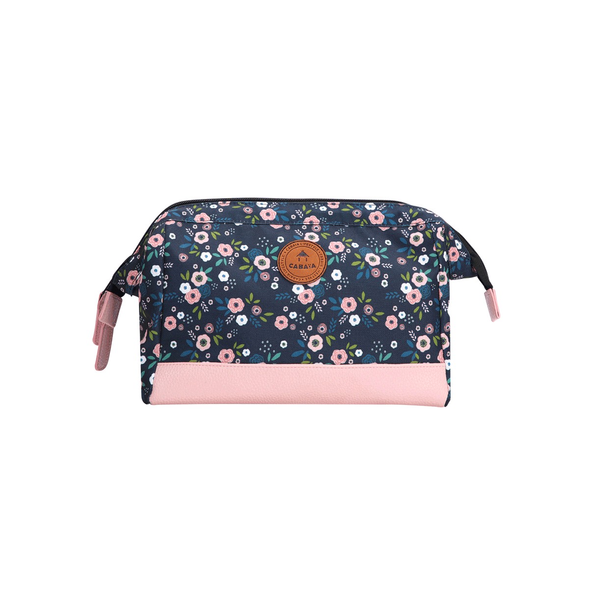 Cabaia - Trousse de voyage marine à fleurs