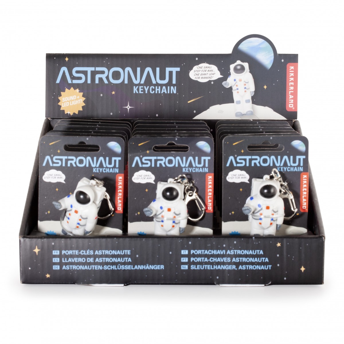 Kikkerland - Porte clés astronaute