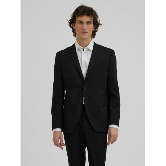 Selected - Veste de costume noire slim fit 2