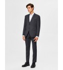 Selected - Blazer homme gris structuré