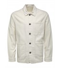 Selected - Veste en toile crème