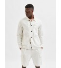 Selected - Veste en toile crème