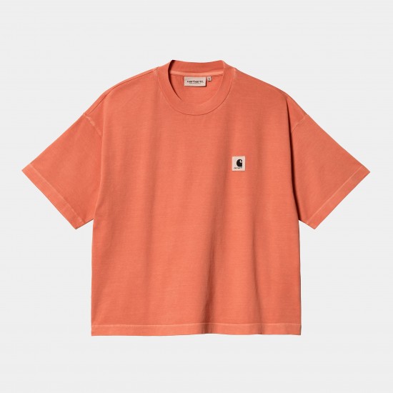 Carhartt WIP - T-shirt oversize orange femme