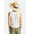 Brixton - Chapeau de paille ruban tricolore