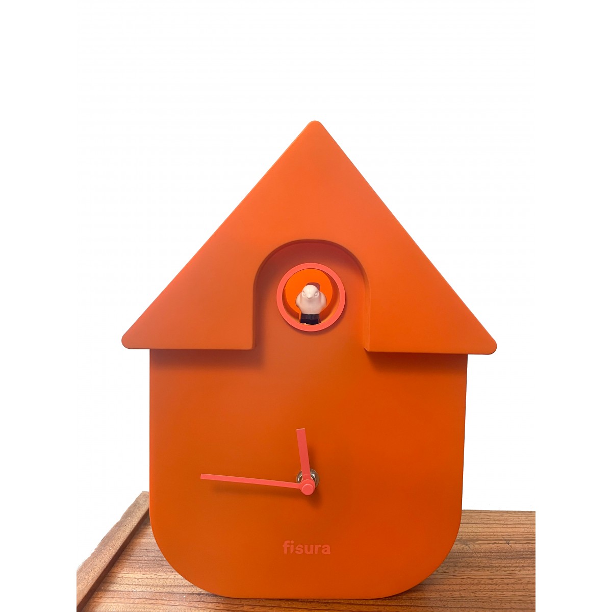 FISURA - Horloge à coucou orange