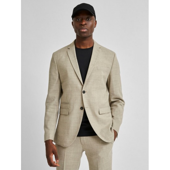 Selected - Blazer homme sable