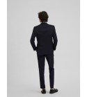 Selected - Blazer homme gris structuré