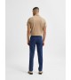 Selected - Pantalon de costume en lin bleu