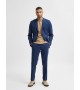 Selected - Pantalon de costume en lin bleu