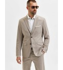 Selected - Blazer en lin sable homme