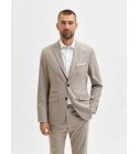 Selected - Blazer en lin sable homme