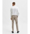 Selected - Pantalon de costume en lin sable