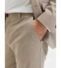 Selected - Pantalon de costume en lin sable