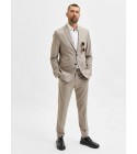 Selected - Pantalon de costume en lin sable